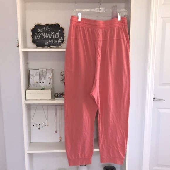 SATURDAY SUNDAY Watermelon Pink Harem Pants - Picture 5 of 10